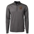 thumbnail image 2 of Men's-Cutter & Buck  Black Real Salt Lake Big & Tall Virtue Eco Pique Micro Stripe Recycled Quarter-Zip, 2 of 3
