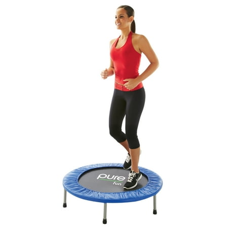 Pure Fun 38-Inch Mini Exercise Trampoline, Blue