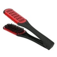 thumbnail image 2 of Brosse Double Face, Pince à Ressort Multifonctionnelle pour Lisser les Cheveux Améliore la Santé des Cheveux Rouge, Blanc, 2 of 8