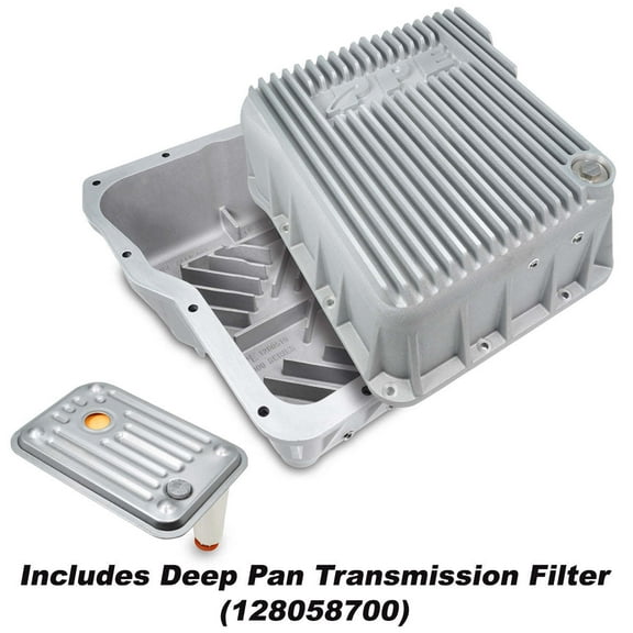 PPE Diesel 128051010 PPE Deep Transmission Pan GM Alliso Brushed