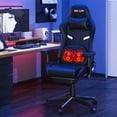 thumbnail image 2 of Douxlife Professional Waist Back Massage Gaming Chair, High Back Ergonomic Office Compute Video Game Chair, 2 of 9