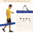 thumbnail image 3 of JERFIT Dog Agility Training Equipment Set with 6 Adjustable Jump Bars, Carry Bag, for All Dog Sizes, White, 3 of 9