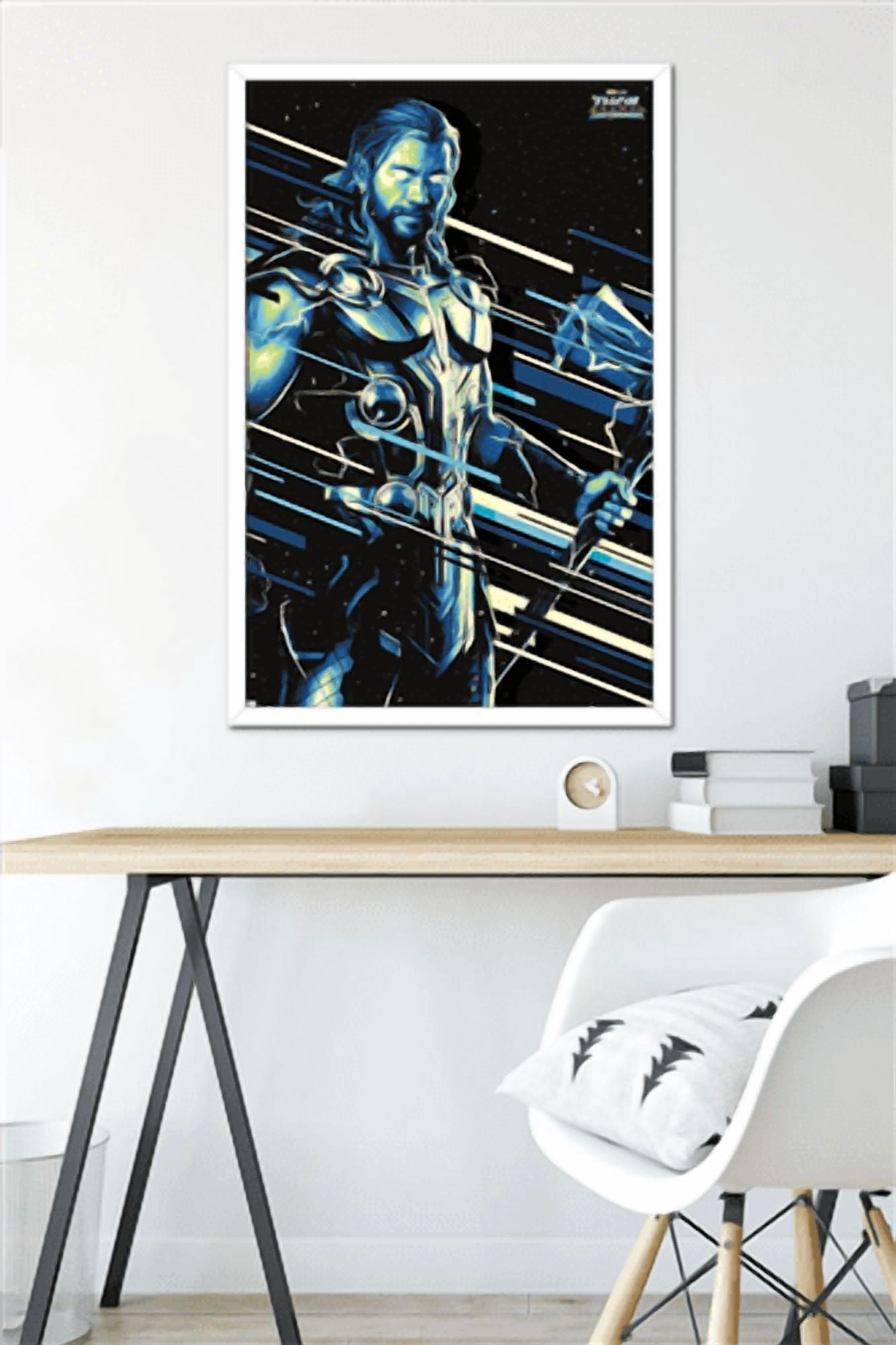 Marvel Thor: Love and Thunder - Thor Wall Poster, 22.375" x 34" Framed