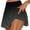 Gray, variant on WIZUTIZ Skorts for Women Athletic Athletic Retro Trendy Fitted Flowy Skorts Smocked Spandex Elastic High Waist A Line Dress Fake Two Piece Trouser Skorts Gradient Mini Dress for Lady Vacation Blue