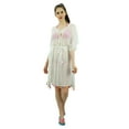 thumbnail image 5 of Bimba Sheer Kimono Kaftan Beach Cover-Up For Womens With tassel Details, 5 of 9