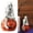 C, variant on See No Evil Skeleton and Pumpkin Resin Figurine – Halloween Decor with Classic Three Monkeys Motif for Home and Shelf Display