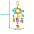 thumbnail image 3 of Rainbow Soothing Plush Toy Car Hanging Bed Bell Soothing Toy, Cute Cartoon Creative, 3 of 4