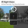 thumbnail image 2 of AIDUCHO Doorbell Camera Wireless with Chime, Smart Video Doorbell with 2-Way Audio, Cloud Storage, Night Vision, IP55 Waterproof, 2.4G WiFi for iOS & Android, 2 of 8