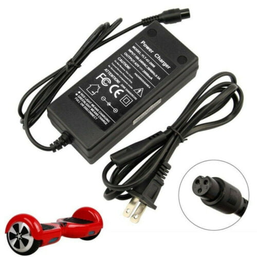 42V 2A AC Adapter Power Charger For 36v Self Balancing Hoverboard Scooter Pearl 