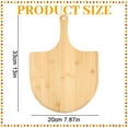 thumbnail image 3 of Large Wooden Pizza Spatula for Turning and Serving, Hanging Design for Home Kitchen, Perfect for Pizza, Bread and Cake Baking, 3 of 8