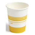 thumbnail image 3 of Perk™ Paper Hot Cups, 8 oz, White/Yellow, 50/Pack, 3 of 9