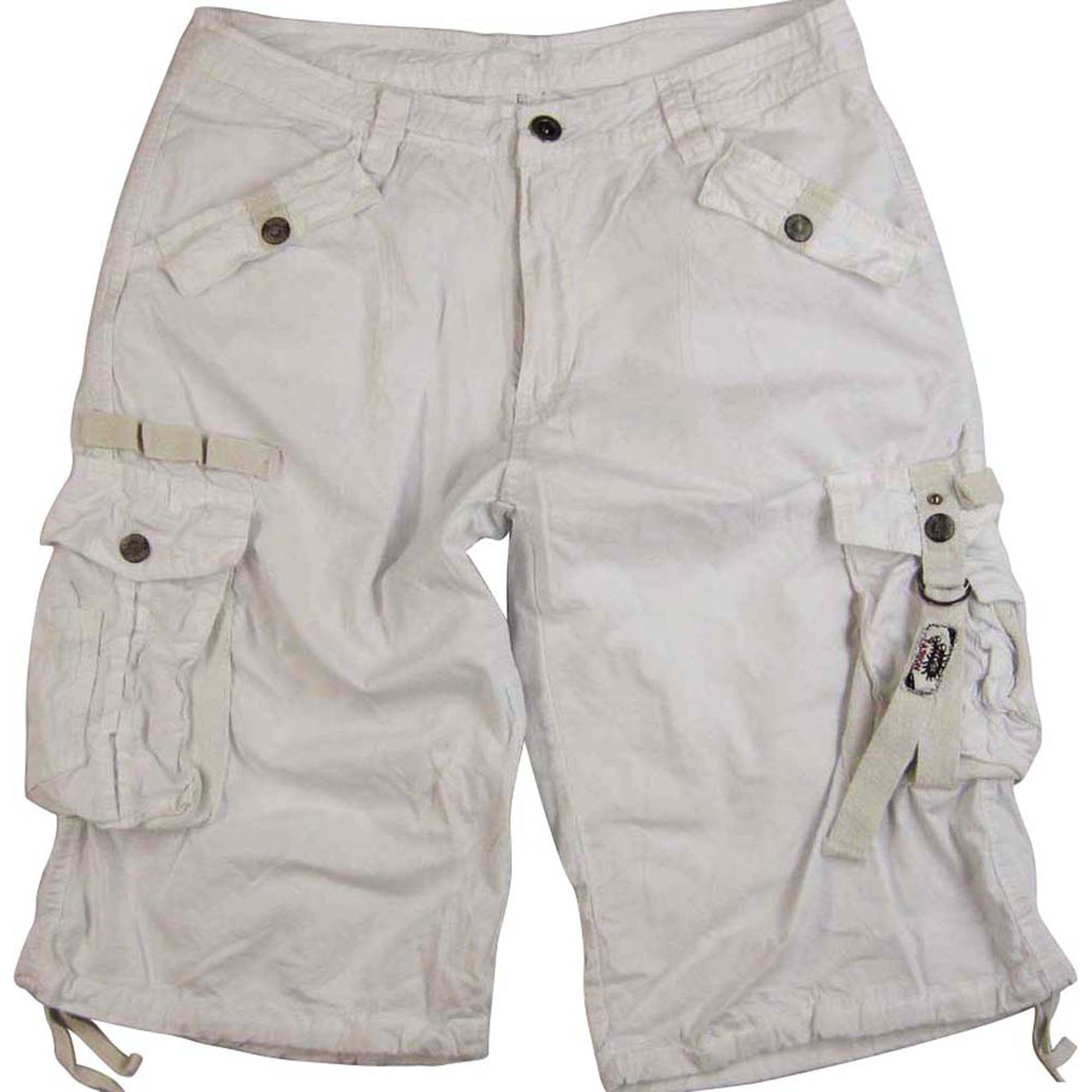 Mens Military White Cargo Shorts #1104 Size 30 - Walmart.com