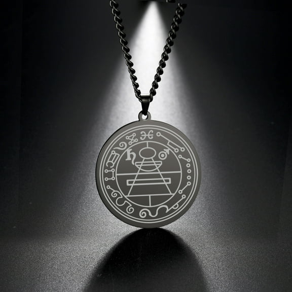 TEAMER Protection Secret Seal of Solomon Jewelry Wealth Fortune Amulet Pendant Necklace
