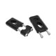 thumbnail image 4 of 1 Pair Handlebar Mount Clamp Riser 7/8in Aluminum Black Coating Handlebar Lift Clip for Motorcycle, 4 of 5