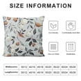 thumbnail image 5 of YINGXI Fall Pillow Covers Pumpkin and Maple Leaf Fall Decor Pillowcase Linen Autumn Thanksgiving Decorative Outdoor Throw Pillow Covers Warm Tones Farmhouse Cushion Case for Couch Home 24x24in, 5 of 5