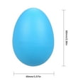 thumbnail image 3 of 12 Pieces Egg Shakers Musical Instruments Percussion Egg for Kids Toys Plastic Easter Egg Shaker for Learning DIY Painting, Classroom Music, Rhythm, 6 Colors, 3 of 6