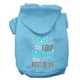 thumbnail image 3 of Pet, Dog  Cat Hoodie Screen Printed, "Elsa, The Cold Bothers Us", 3 of 10