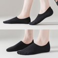 thumbnail image 4 of No Show Socks Women Non Slip Low Cut Socks Cotton Short Socks for Women Invisible Liner 3/6 Pairs, 4 of 5