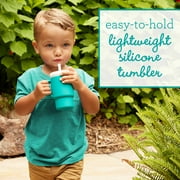 Infantino My 1st Tumbler – Adorable 9 oz. Training Cup with Toddler-Friendly Straw and Handle, Aqua
