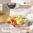 thumbnail image 4 of Homienly 40-Piece Wheat Straw Dinnerware Set, Reusable Plates, Bowls & Cups, Service for 8, Microwave & Dishwasher Safe, Nightscape, 4 of 8