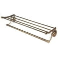 thumbnail image 3 of Classic Traditional Wall Mounted Towel Rack, Satin Nickel, 3 of 7