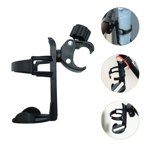 IBASETOY Baby Bottle Clamp Holder PVC Black 1Set for Parents Outdoor Activities