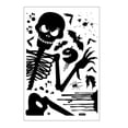thumbnail image 2 of Vikakiooze Halloween Party Favors 2022 NEW Halloween Decoration Wall Stickers Skull Stickers Halloween Scarecrow Stickers Set, 2 of 4