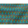 thumbnail image 4 of oneOone Viscose Jersey Fabric Leaves & Floral Block Decor Fabric Printed BTY 60 Inch Wide, 4 of 5