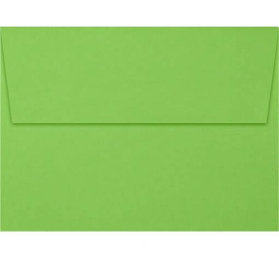 LUXPaper A6 Peel & Press Invitation Envelopes, 4 3/4 x 6 1/2, 80 lb. Limelight Green, 1000 Pack