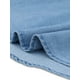 thumbnail image 5 of Camisa de mezclilla INSPIRE CHIC para mujer con mangas abullonadas 3/4, cuello y botones, talla XL, color azul, 5 of 6