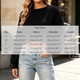 thumbnail image 3 of NominalSnug Womens Ribbed Knit Cropped Tops Crewneck Long Sleeve Shirts Loose Fit Casual Pullover Fall Outfits, 3 of 6