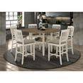 thumbnail image 2 of Pemberly Row Wood Counter Height Chairs Gray and Rustic Cream (Set of 2), 2 of 12
