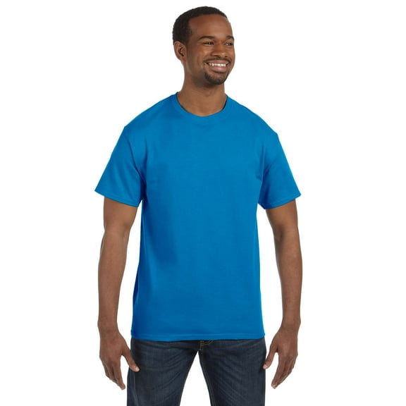 Gildan G500 Adult Heavy Cotton T-Shirt, Sapphire, XL, Pack Of 3, Mens T-Shirts