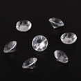 thumbnail image 3 of 500 gemas de diamante acrílico transparente de 10 mm para manualidades, ideales para bodas (blanco), 3 of 4