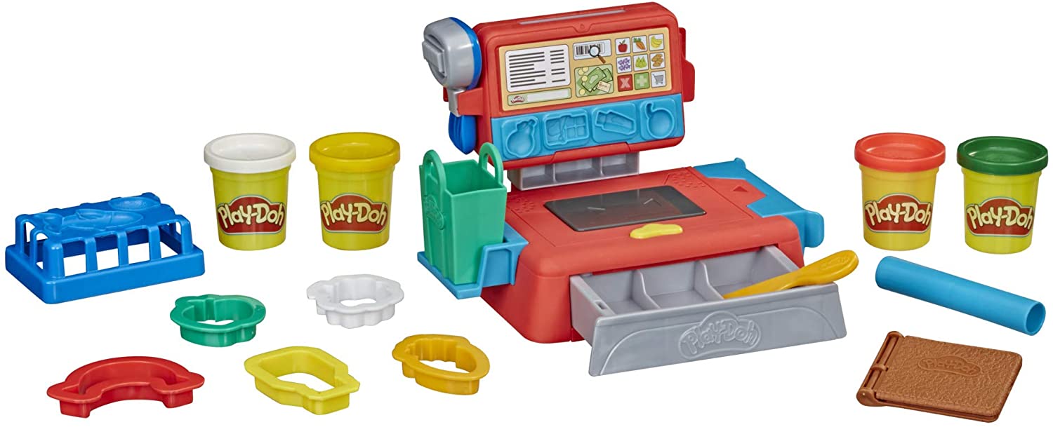 Play-Doh Cash Register Toy for Kids 3 Years and up with Fun Sounds, Play Food Accessories and 4 Non-Toxic Colors - image 4 of 4