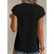 thumbnail image 2 of Remera PRETTYGARDEN Manga Corta Texturizada Negra XL, 2 of 9