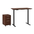 thumbnail image 3 of Bush Business Furniture Move 60 Series 48"W Adjustable Standing Desk Harvest Cherry M6S001CS, 3 of 8