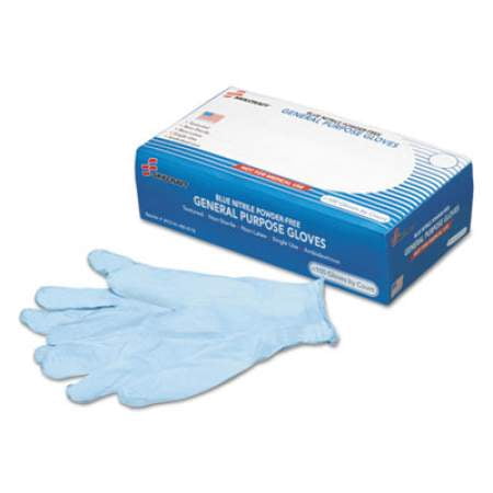 

AbilityOne 8415014920180 SKILCRAFT Nitrile General Purpose Gloves Blue X-Large 9.5 100/Box