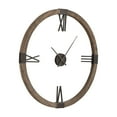 thumbnail image 7 of Uttermost 06454 Marcelo 40" Round Modern Farmhouse Analog Fir Framed Wall Clock - Grey, 7 of 7