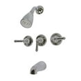 thumbnail image 1 of Kingston Brass KB231 Robinet de Baignoire et Douche à Trois Poignées, 1 of 2
