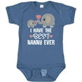 thumbnail image 3 of Inktastic Best Nanny Ever Grandchild Boys or Girls Baby Bodysuit, 3 of 5