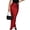 Red, variant on Joernso Maxi Skirt High Waist Solid Color Long Skirt with Shiny Sequin Decoration Home Commuting Street Leg-lengthening Skirt