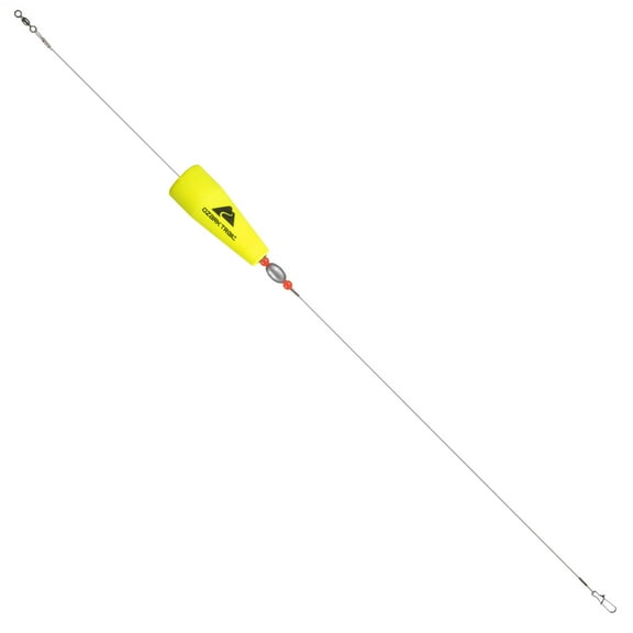 Ozark Trail Popping Cork Fishing Rig 3'' 1/2 oz. - Solid Chartreuse