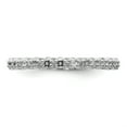 thumbnail image 4 of Stackable Expressions Sterling Silver Diamond Stackable Ring, 4 of 5