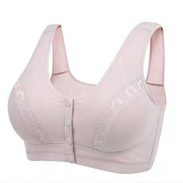 Flywake Padded Push Up Lace Bras for Women Woman's Comfortable Lace  Breathable Bra Underwear No Rims 
