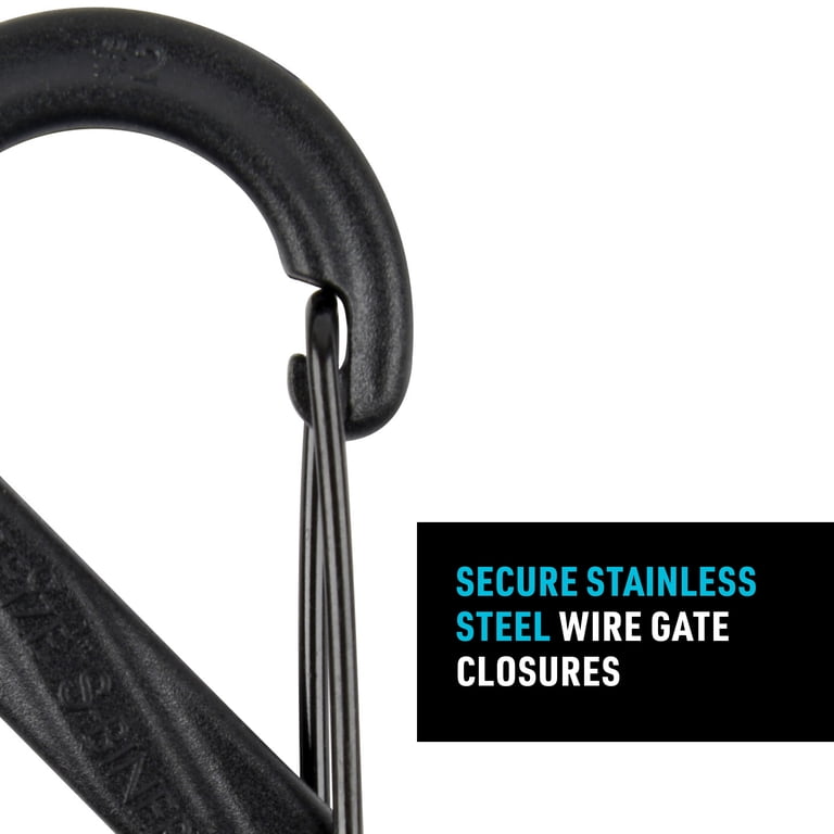 Nite Ize S-Biner Plastic Dual Carabiner - Durable Dual Carabiner