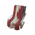 thumbnail image 4 of Canada Soft Flannel Fleece Blanket, Happy Canada Day Concept Bonne Fete du Canada Words on Grungy Flag Effect, Cozy Plush for Indoor and Outdoor Use, 50" x 60", Vermilion and Ivory, by Ambesonne, 4 of 6