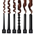 thumbnail image 2 of sysy 6 in 1 Curling Iron Wand Set With 6 Interchangeable Ceramic Barrels and Heat Protective Glove (, 2 of 5