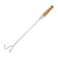 thumbnail image 5 of colaxi BBQ Meat Turner Hook Multiuse Accessories BBQ Steak Grill Hook for Grilling Vegetables Wood Handle, 5 of 9