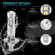 thumbnail image 4 of 4PCS H1 LED Headlight Fog Driving Light Bulbs 6000K Super White 200W, 4 of 5